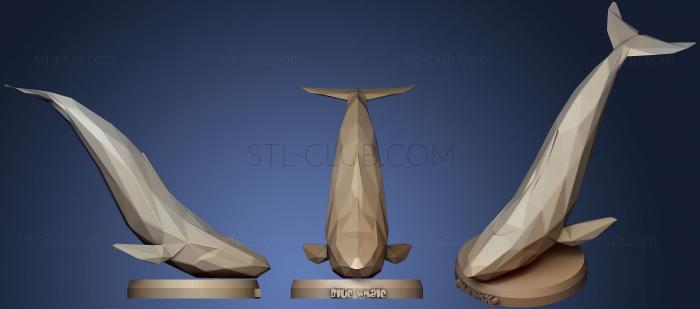 3D модель Поли Голубой Кит (STL)